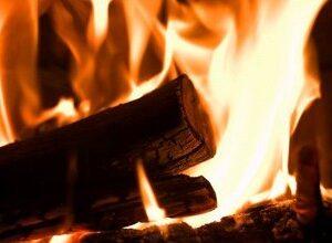 flammes bois