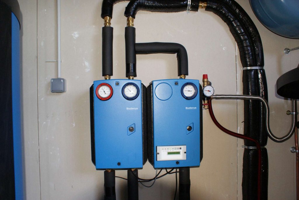 Coffret régulation chauffage et eau chaude sanitaire