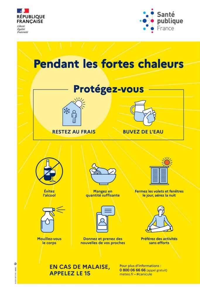 Pendant les Fortes Chaleurs