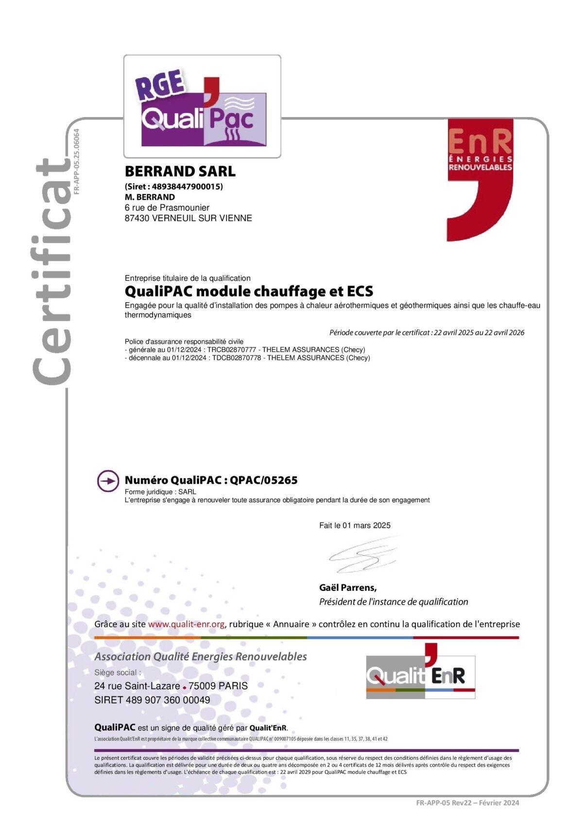 Qualifcation quali pac eau RGE 2025_2026