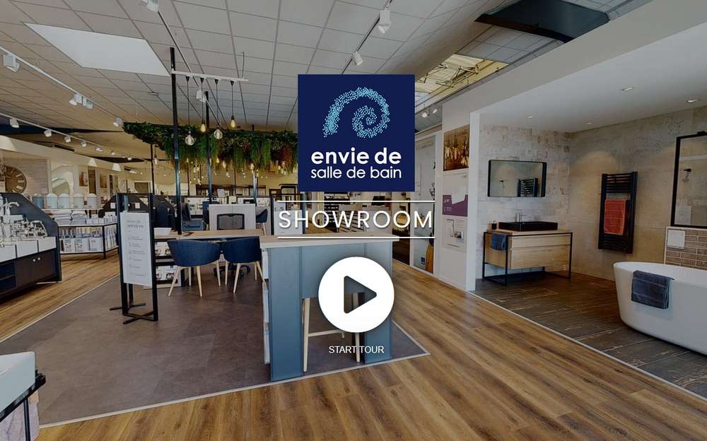 Lancer la visite virtuelle du showroom Envie de salle de bain